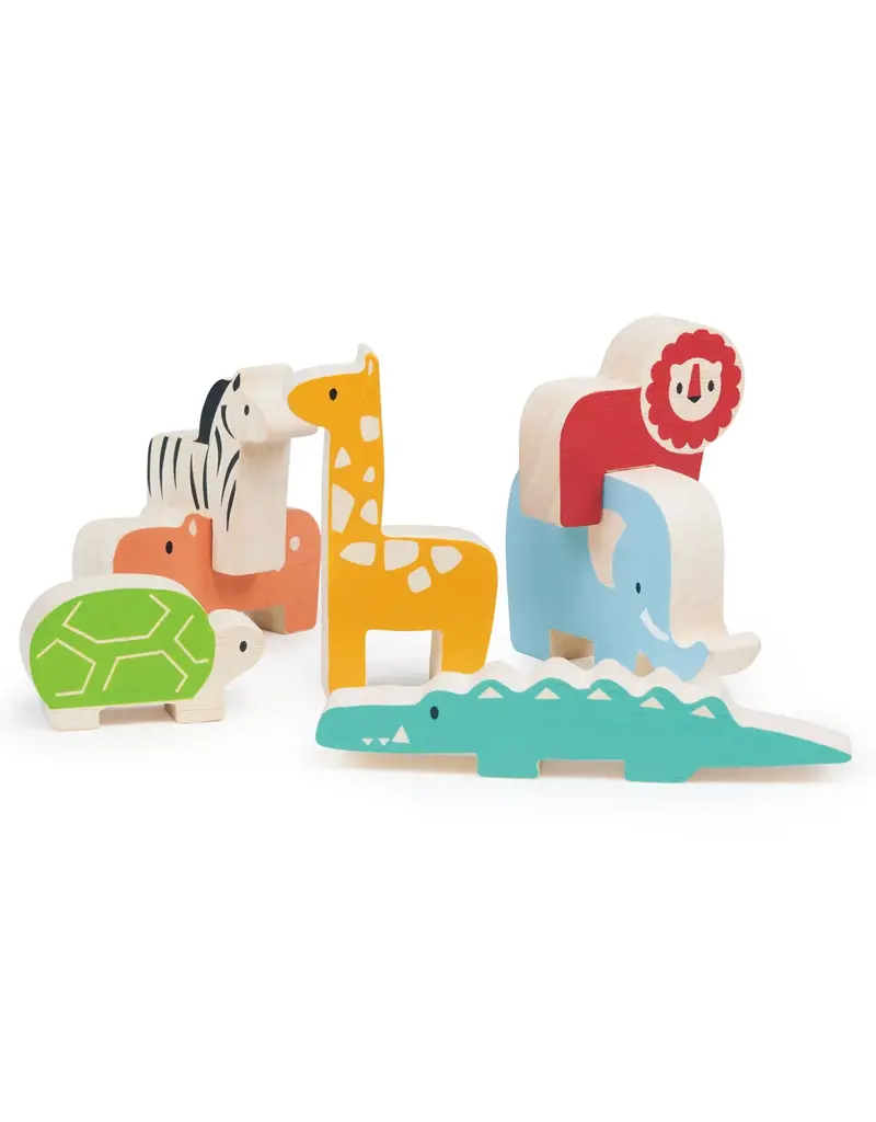 Mentari Mentari Happy Stacking Safari wood