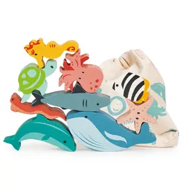 Mentari Mentari Happy Stacking Ocean wood