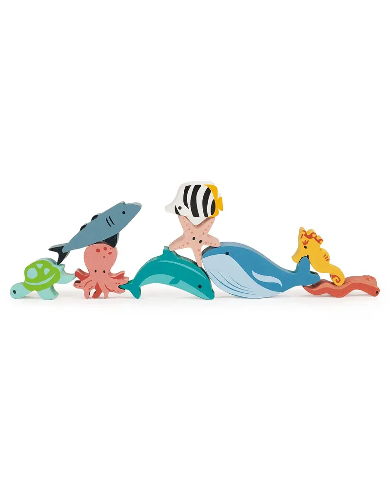 Mentari Mentari Happy Stacking Ocean wood