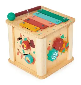 Mentari Mentari Toddler Activity Cube wood