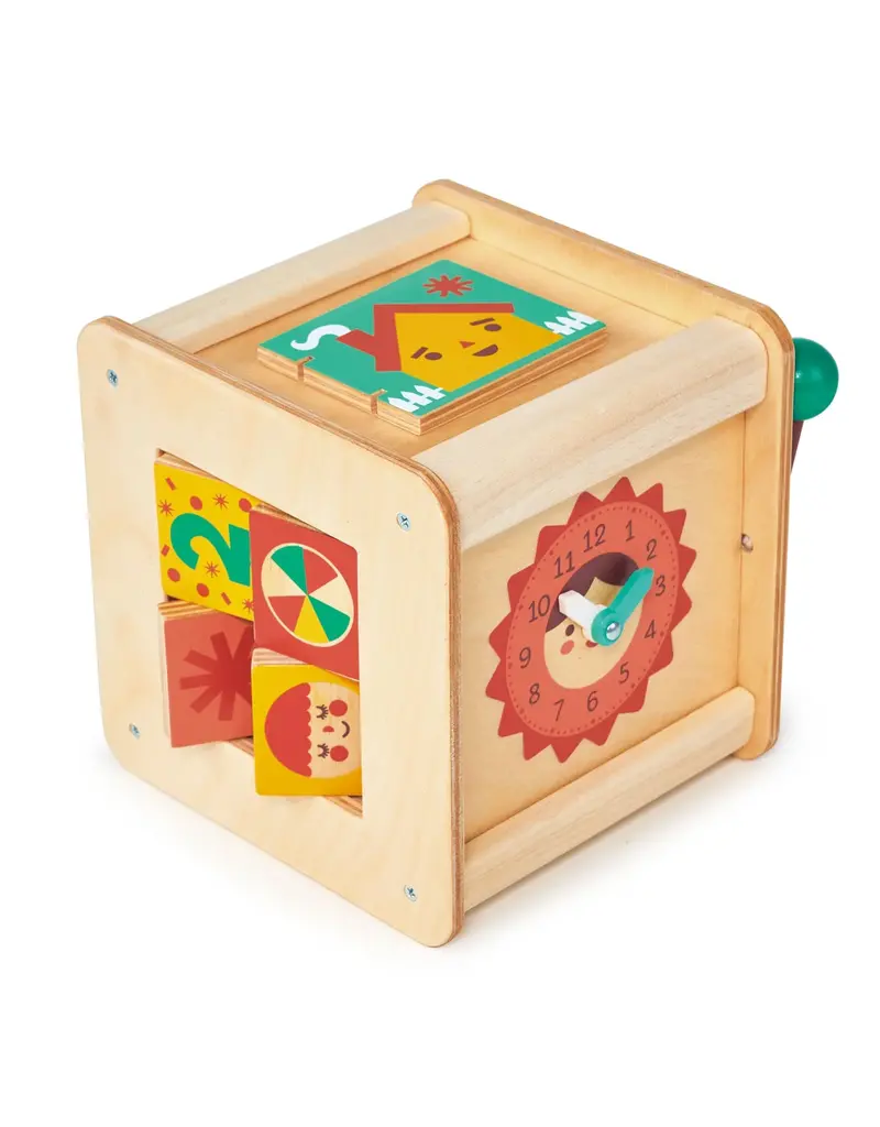 Mentari Mentari Toddler Activity Cube wood