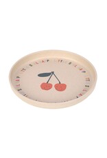 Lassig Lassig Silicone plate Happy Fruits Cherry
