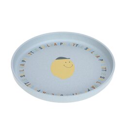 Lassig Lassig Silicone plate Happy Fruits Lemon