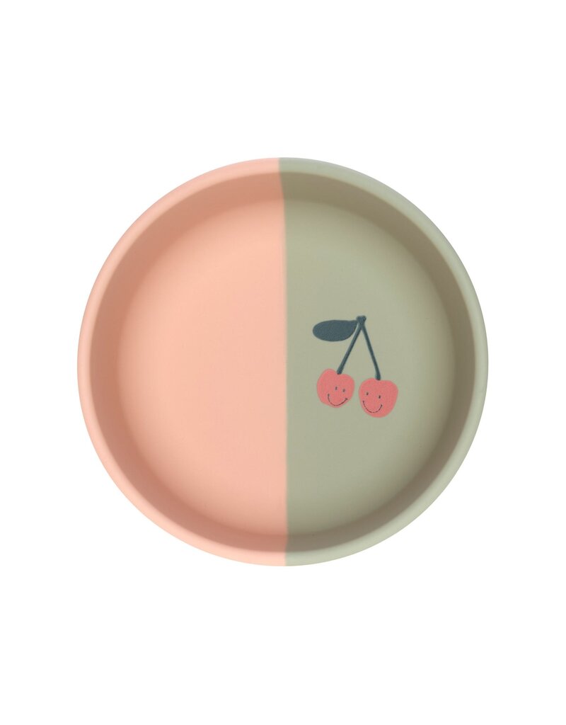 Lassig Lassig Silicone bowl Happy Fruits Cherry