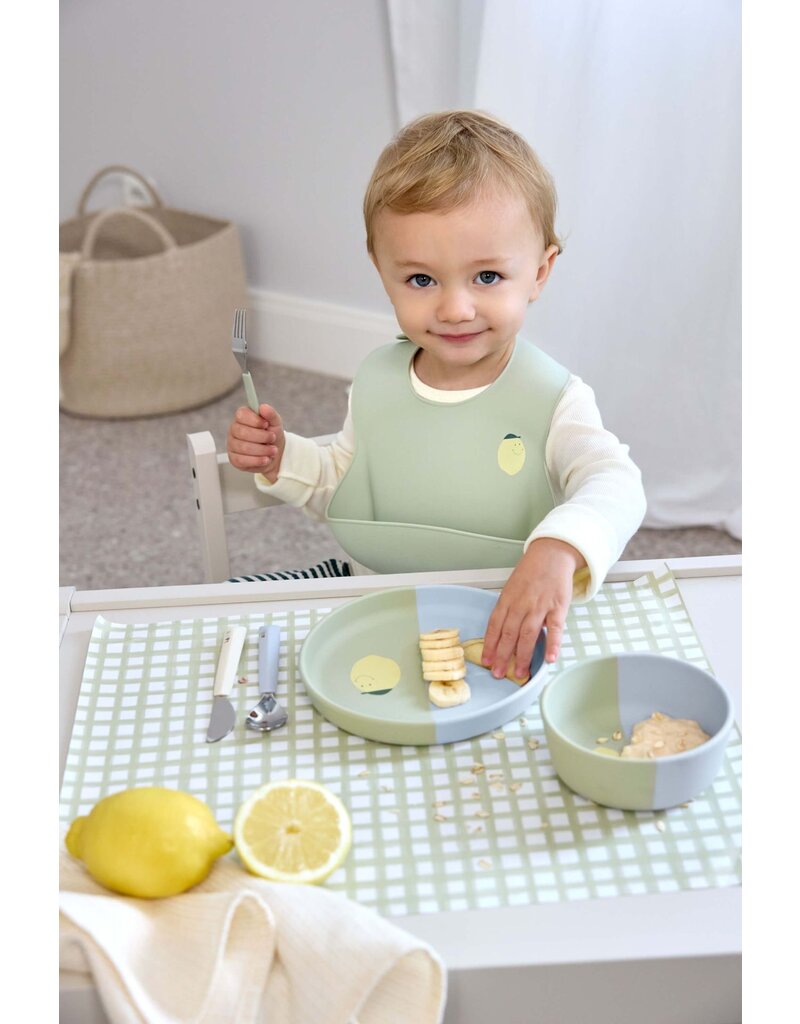 Lassig Lassig Silicone bowl Happy Fruits Lemon