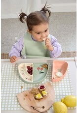 Lassig Lassig Siliconen Dish Set Happy Fruits Cherry 3st