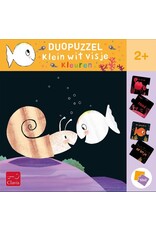 Clavis Clavis Duopuzzel Klein wit visje Kleuren