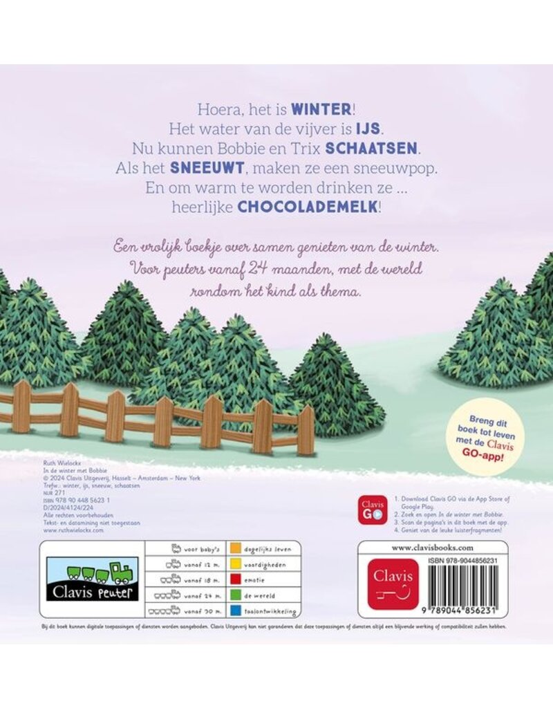 Clavis Clavis boek "In de winter met Bobbie"