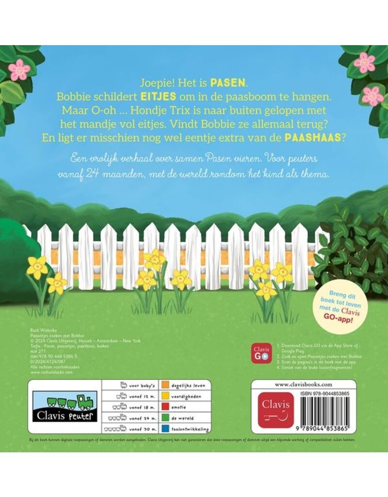Clavis Clavis boek "Paaseitjes zoeken met Bobbie"