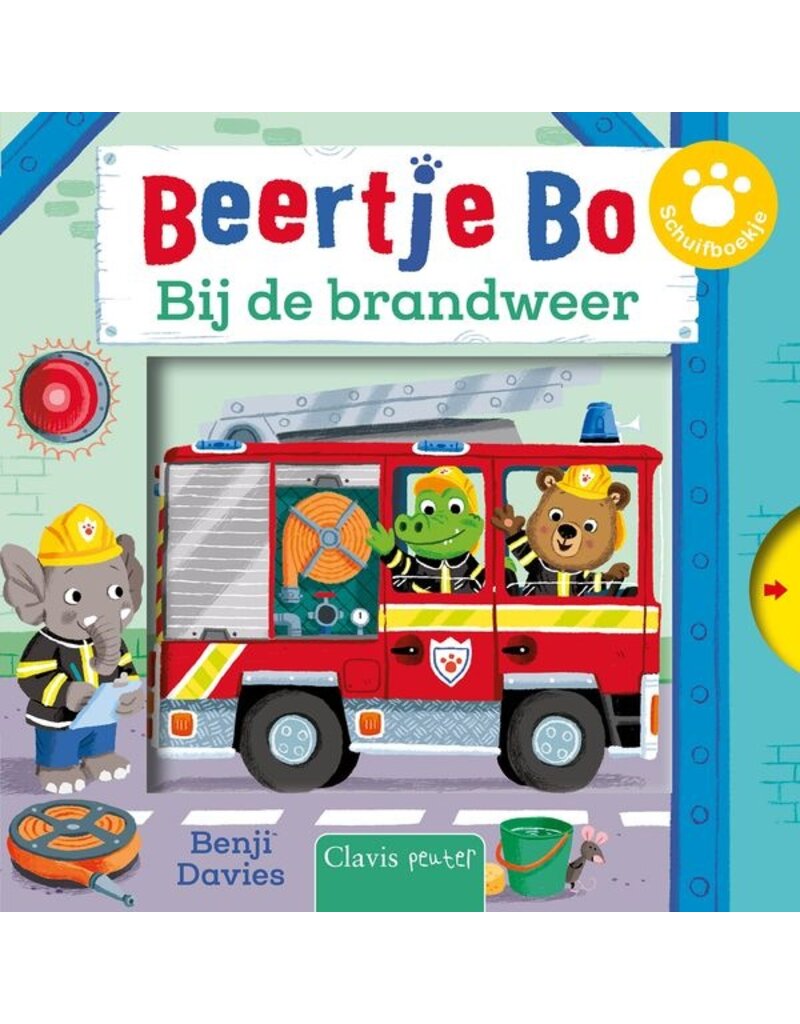 Clavis Clavis boek "Beertje Bo bij de brandweer"