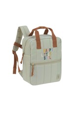 Lassig Lassig Mini Square Backpack Little Gang Light Khaki