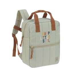 Lassig Lassig Mini Square Backpack Little Gang Light Khaki