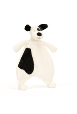 Jellycat Jellycat bashful black & cream puppy comforter