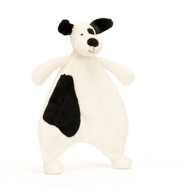 Jellycat Jellycat bashful black & cream puppy comforter