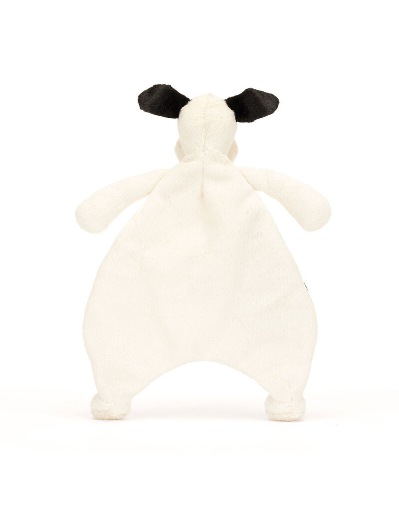 Jellycat Jellycat bashful black & cream puppy comforter