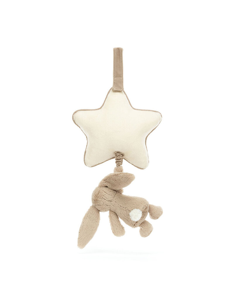 Jellycat Jellycat Bashful Beige Bunny Musical Pull
