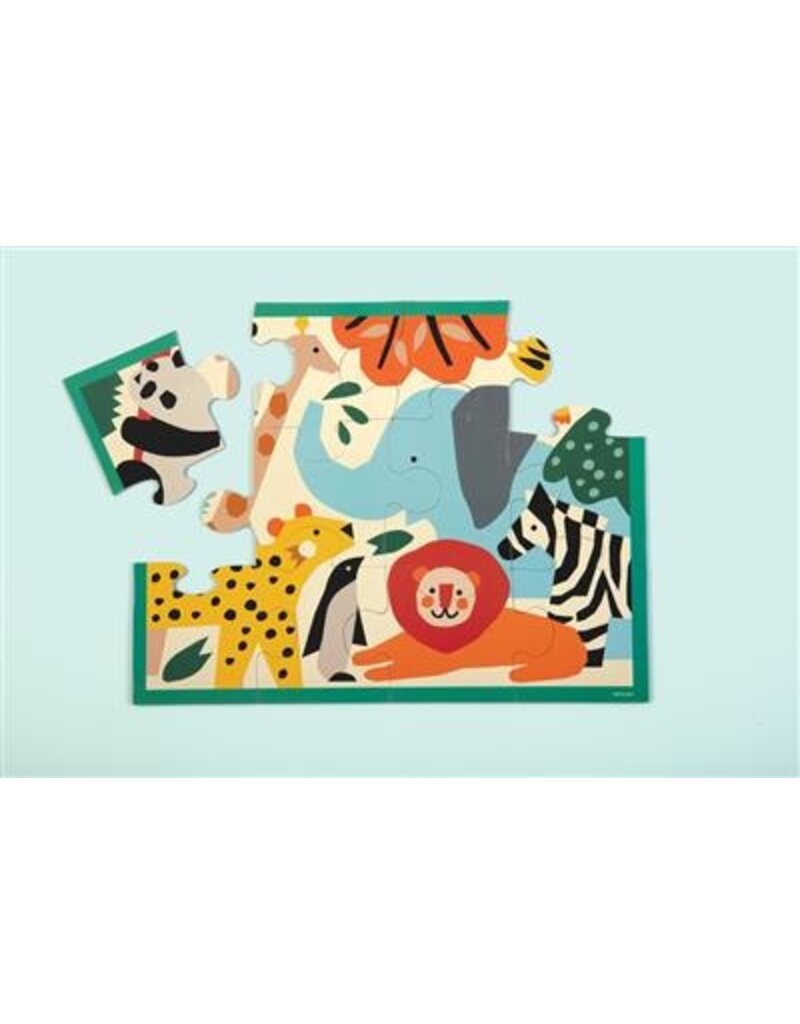 Mudpuppy Mudpuppy puzzel zoo dieren