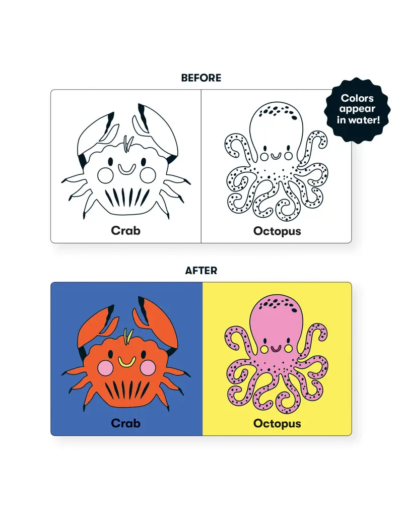 Mudpuppy Mudpuppy badboek color the ocean