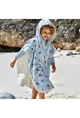 Lassig Lassig Beach Poncho Crocodile sky blue