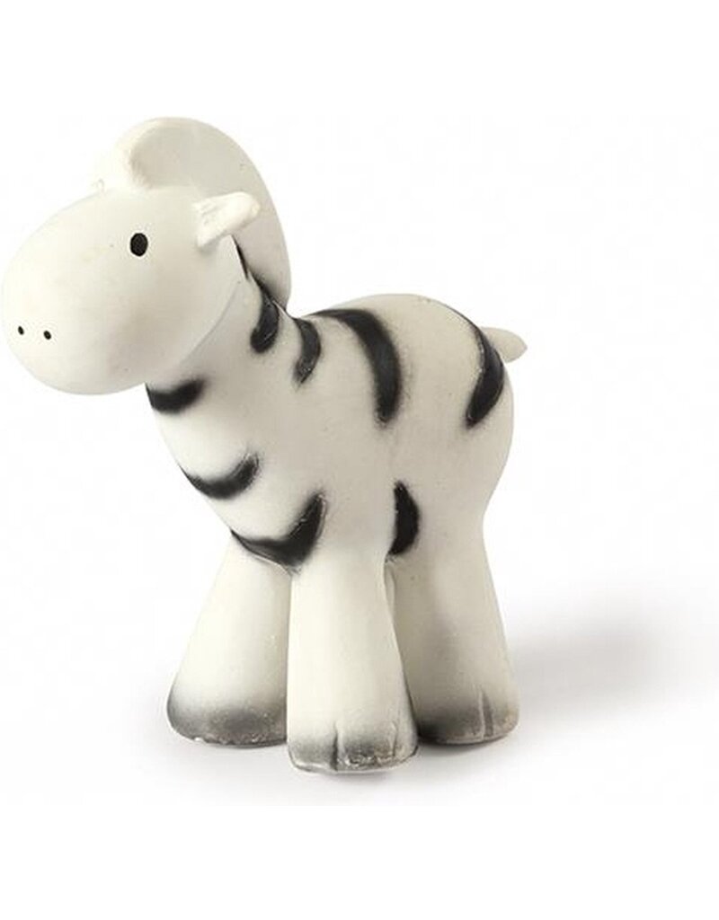 Tikiri Tikiri mijn eerste safaridiertje mix 5-17cm natuurlijk rubber met belletje