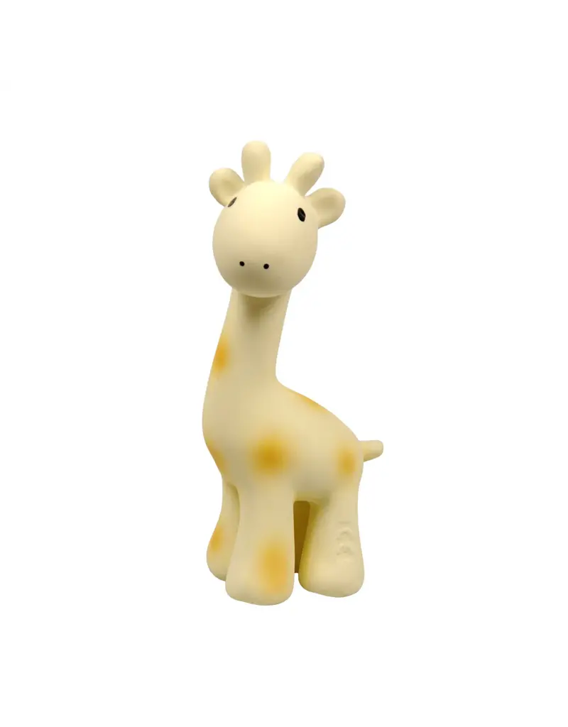 Tikiri Tikiri mijn eerste safaridiertje mix 5-17cm natuurlijk rubber met belletje