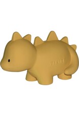 Tikiri Tikiri mijn eerste dinosaurus mix 6-11cm natuurlijk rubber met belletje