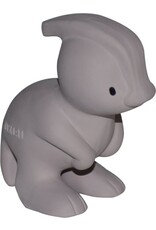 Tikiri Tikiri mijn eerste dinosaurus mix 6-11cm natuurlijk rubber met belletje