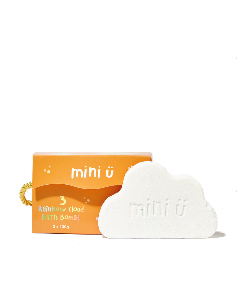 Mini ü Mini Ü Kado set bad badkrijtjes, bruisbal wolk vegan