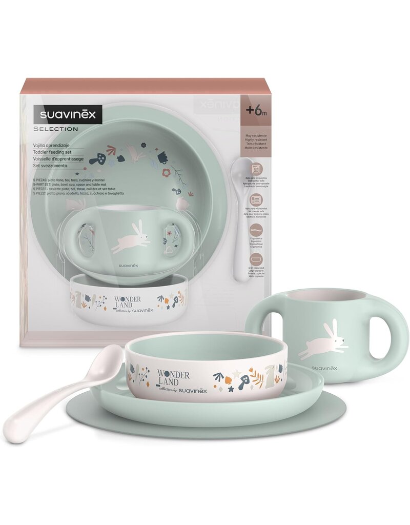 Suavinex Suavinex Eetset Wonder Blue 5st
