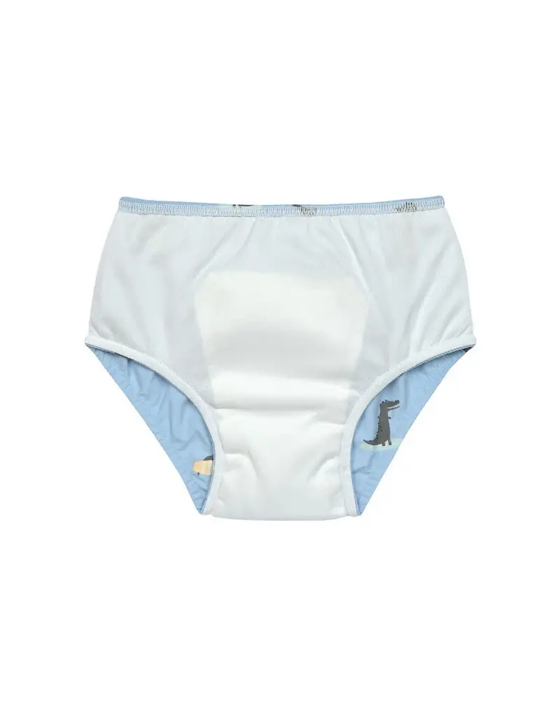 Lassig Lassig Swim Diaper Crocodile sky blue