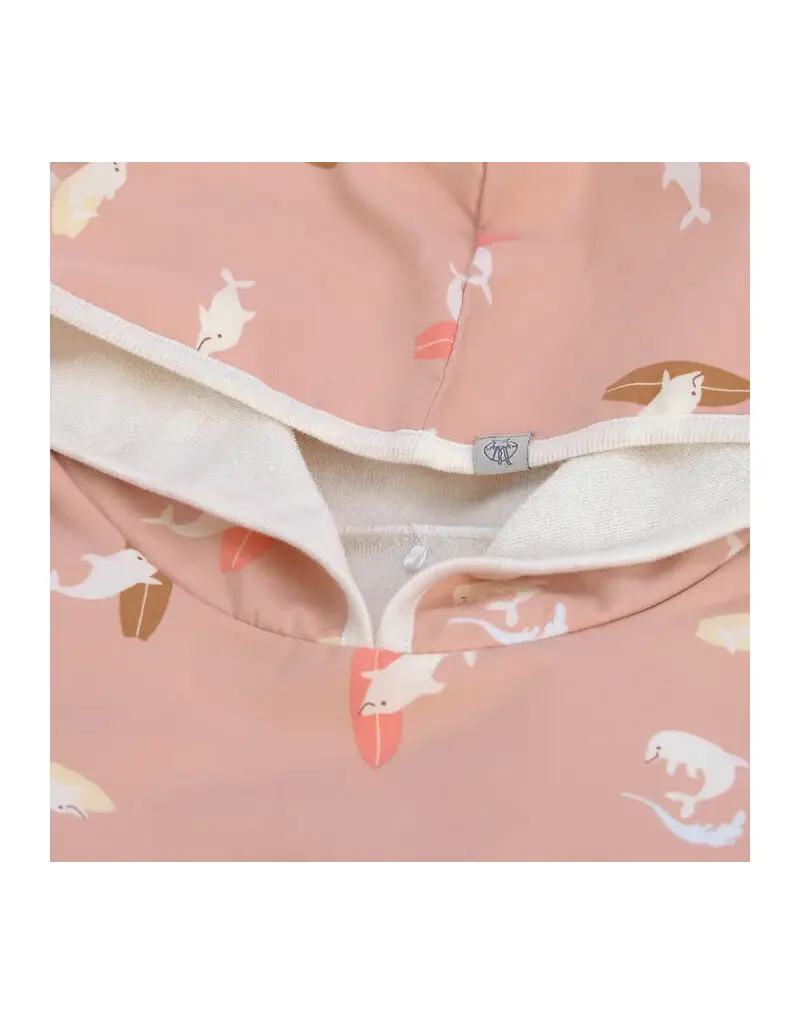 Lassig Lassig Beach Poncho Dolphin peach