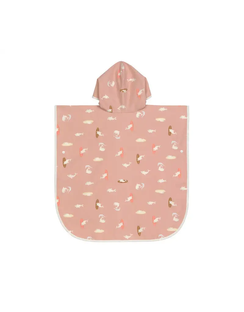 Lassig Lassig Beach Poncho Dolphin peach