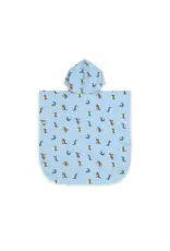 Lassig Lassig Beach Poncho Crocodile sky blue