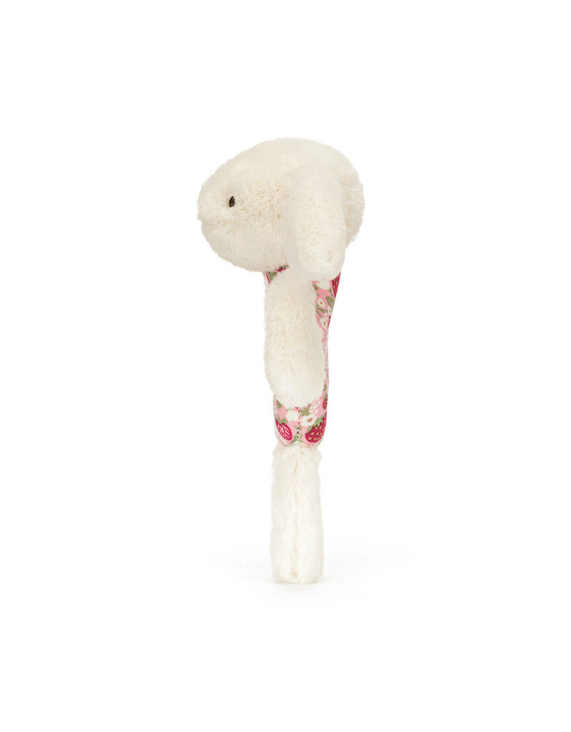 Jellycat Jellycat blossom cream bunny berry ring rattle