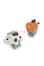 Done by Deer Done by Deer Wrist rattle set 2-pack Dotti Green