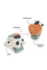 Done by Deer Done by Deer Wrist rattle set 2-pack Dotti Green