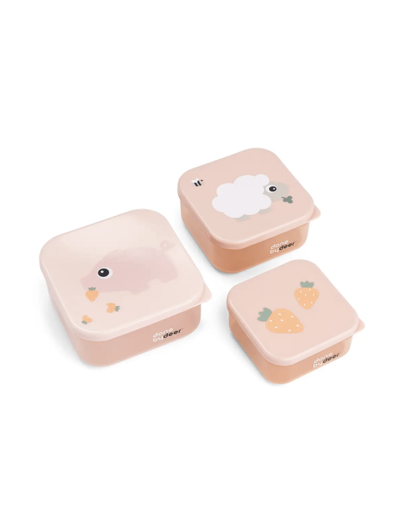 Done by Deer Done by Deer Snack box set 3 pcs Tiny farm Powder