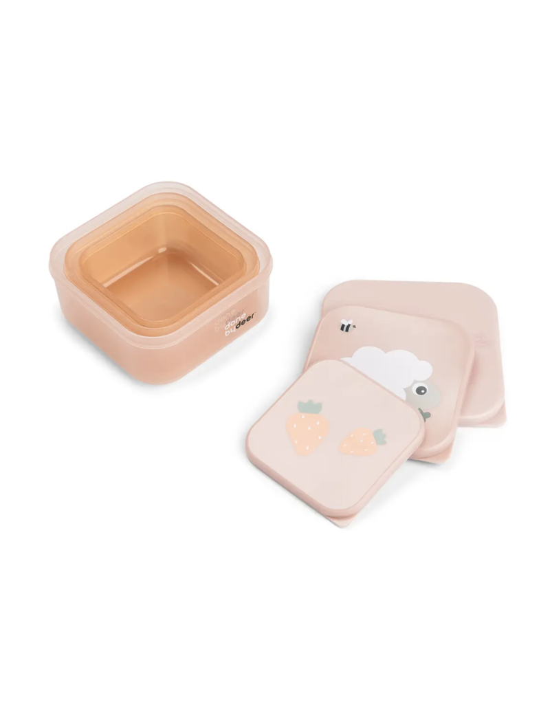 Done by Deer Done by Deer Snack box set 3 pcs Tiny farm Powder