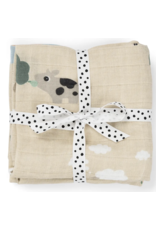 Done by Deer Done by Deer burp cloth tiny farm sand