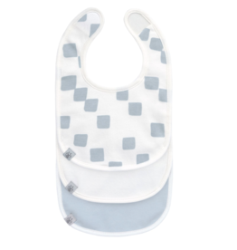 Lassig Lassig newborn bib 3 pcs Happy Fruits light blue
