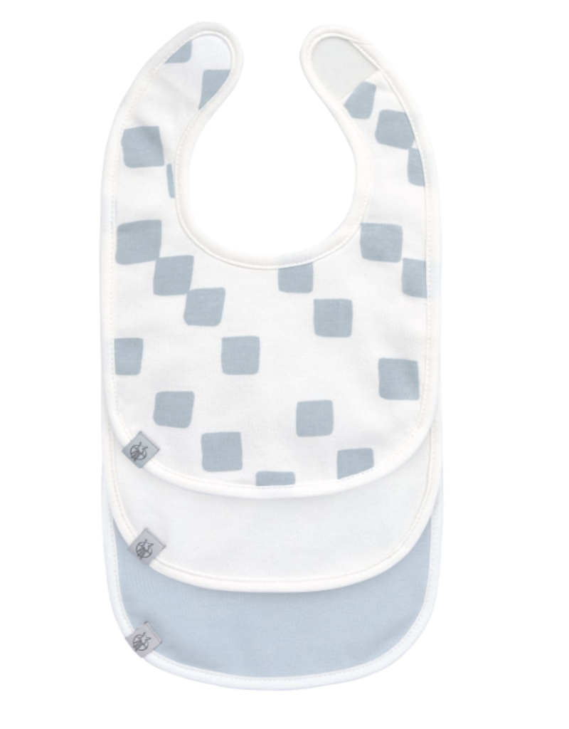 Lassig Lassig newborn bib 3 pcs Happy Fruits light blue