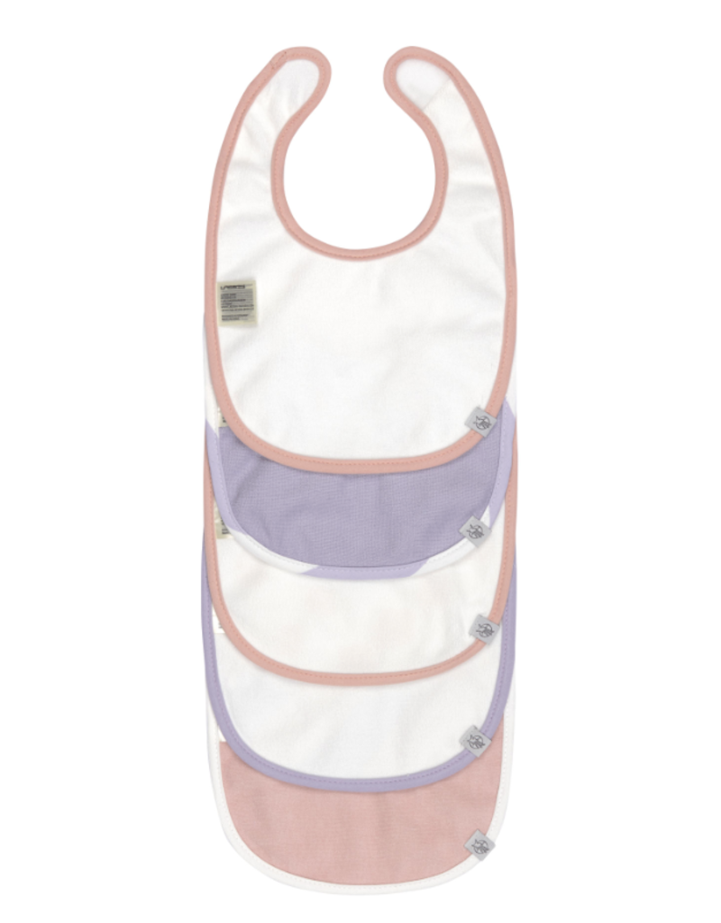 Lassig Lassig  Value Pack Bib 5 pcs Happy Fruits peach/pastel lilac