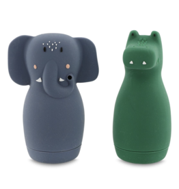 Trixie Trixie bath toy squeezy animals mr. elephant & mr. crocodile