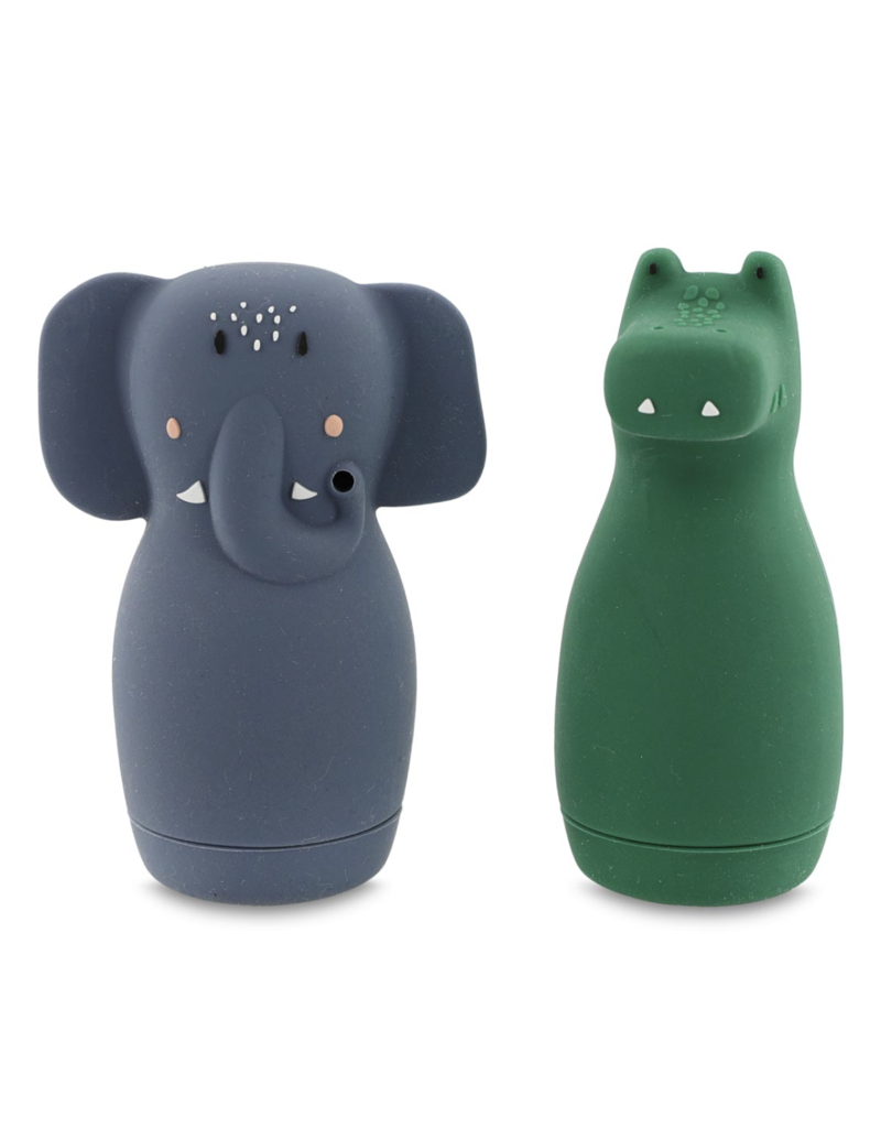 Trixie Trixie bath toy squeezy animals mr. elephant & mr. crocodile
