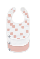 Lassig Lassig newborn bib 3 pcs Happy Fruits peach