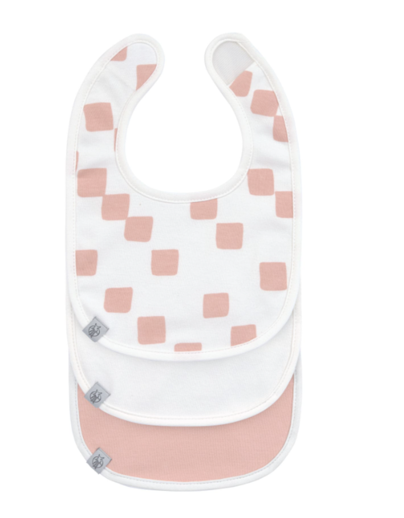 Lassig Lassig newborn bib 3 pcs Happy Fruits peach