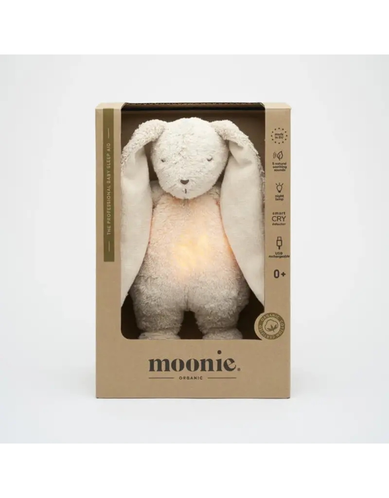 Moonie Moonie 2.0 humming bunny with a lamp sand