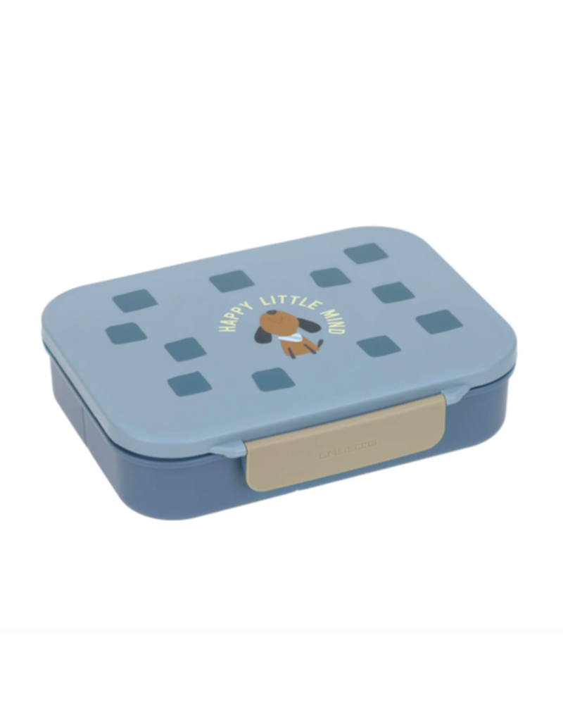 Lassig Lassig Bento Lunchbox Pattern Party blue green