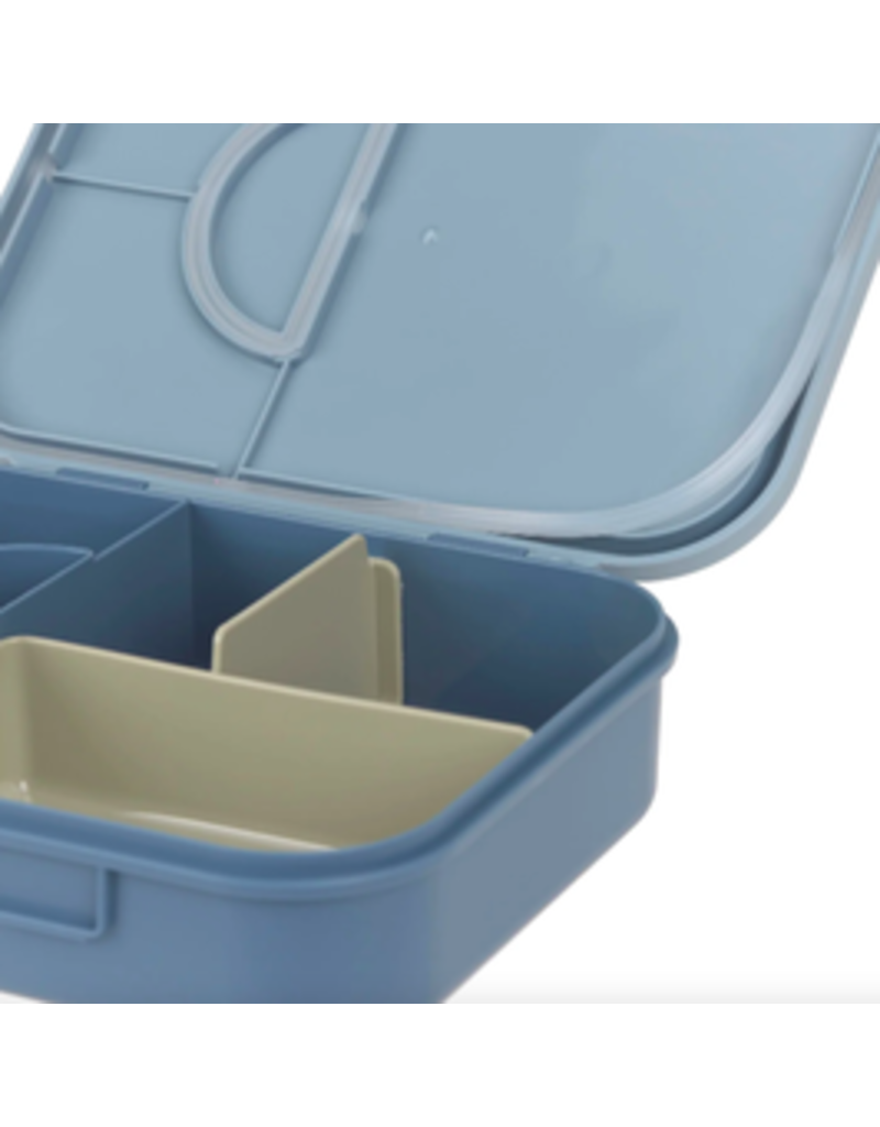 Lassig Lassig Bento Lunchbox Pattern Party blue green