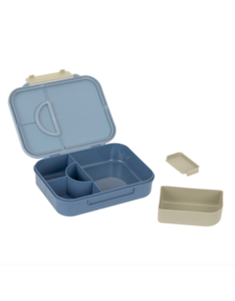 Lassig Lassig Bento Lunchbox Pattern Party blue green